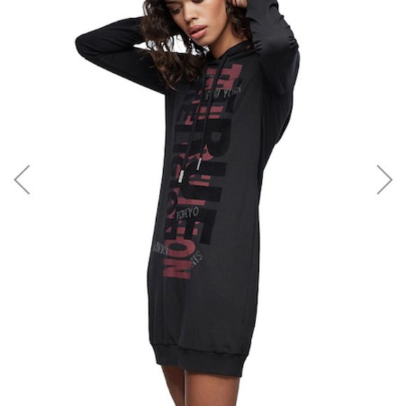 True Religion Dresses & Skirts - NWT-True Religion Lightweight Hoodie Dress